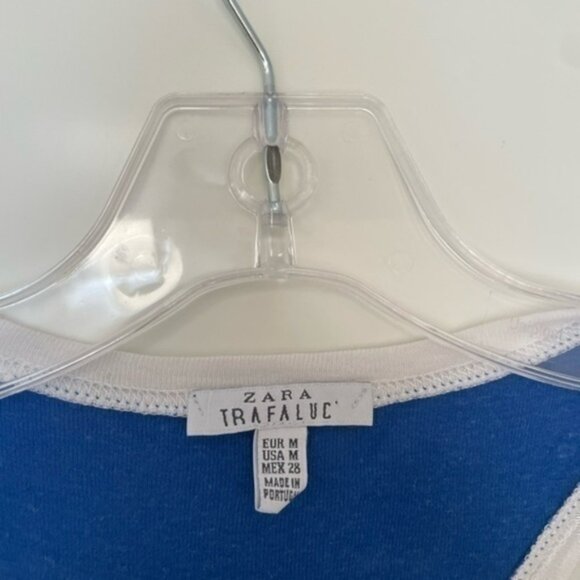 Zara NWOT Color Block Racerback Tank - Picture 3 of 6